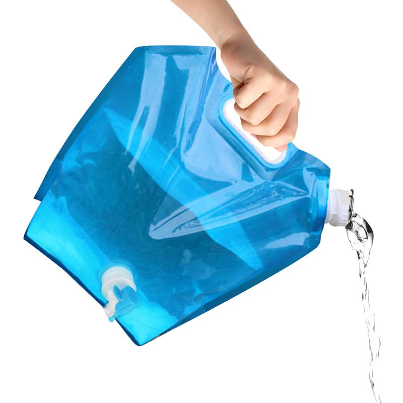 수도꼭지가 있는 캠핑 물 가방, 접이식 물 저장 용기, - Water Bag Collapsible 리뷰 및 가격
